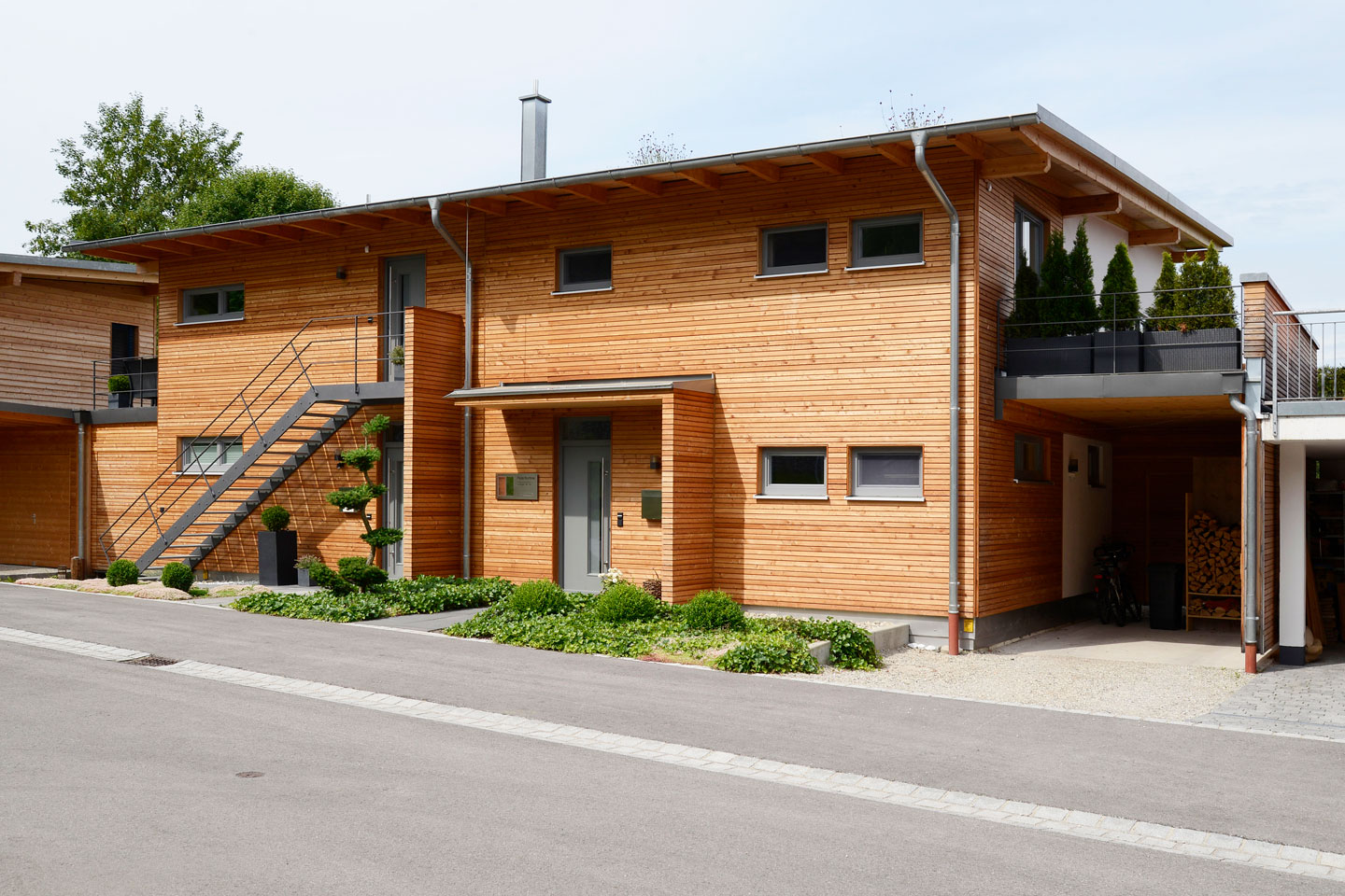 Projekt Paula Buchner - Planung und Realisierung Doppelhaus aus Holz