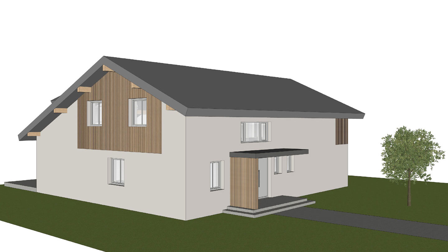 planung wohnhaus dahlienweg paula buchner architektur rendering 3d 1