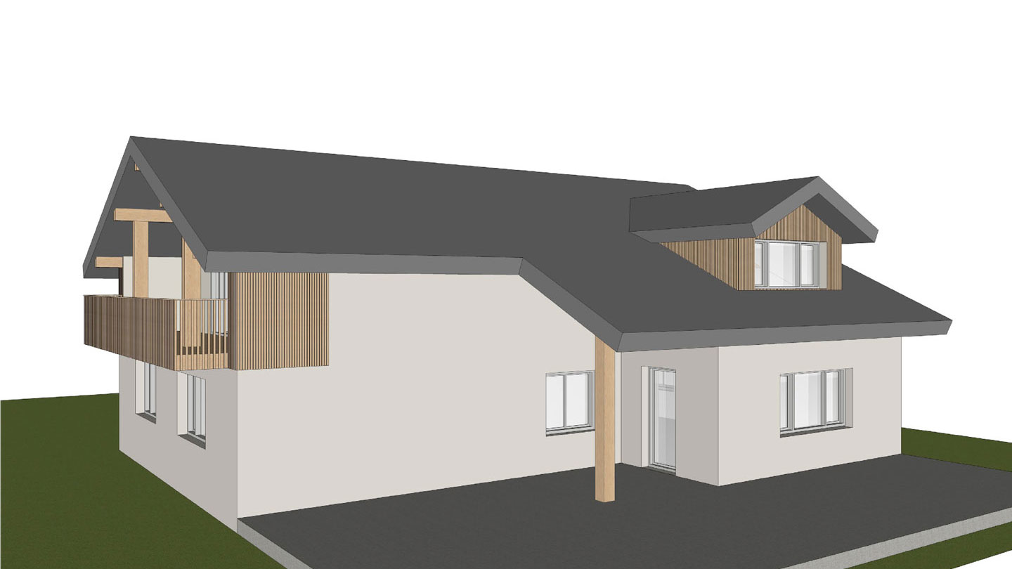 planung wohnhaus dahlienweg paula buchner architektur rendering 3d 3